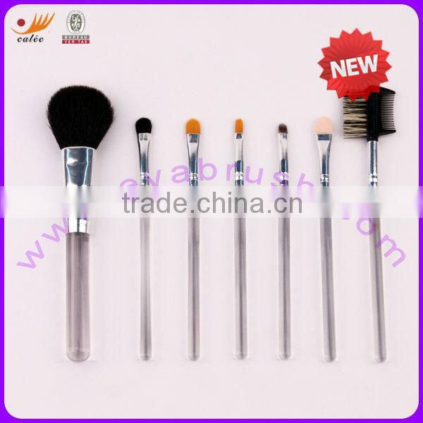 EYA 7pcs arylic handle make up brush set nylon hair