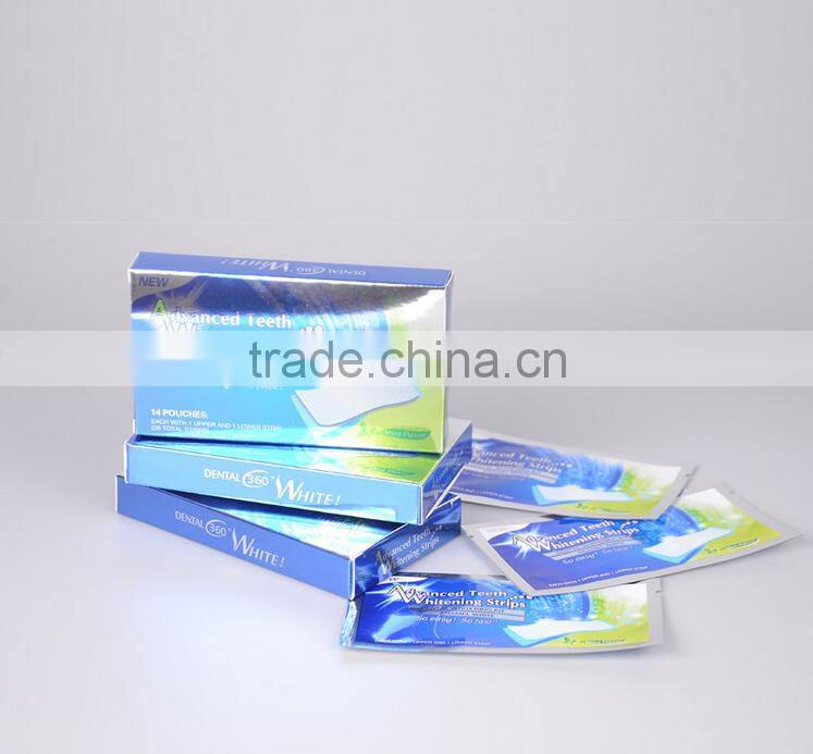 Advanced luxe Teeth Whitening gel Strips 28 whitestrips Non Peroxide