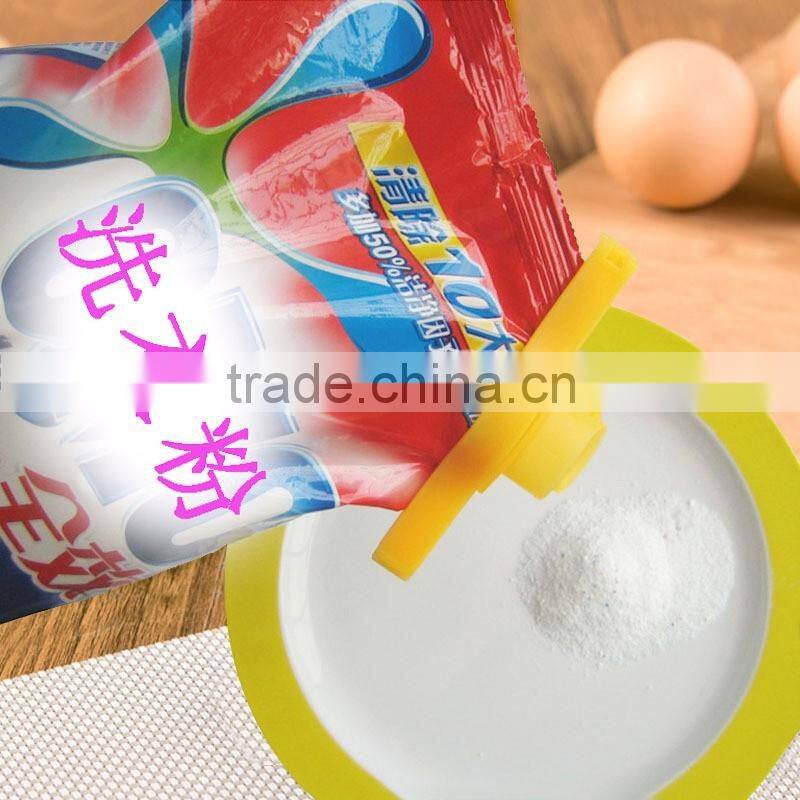 Plastic Food Bags Sealing Clip Kitchen Storage Organizer Discharging Mouth Cap