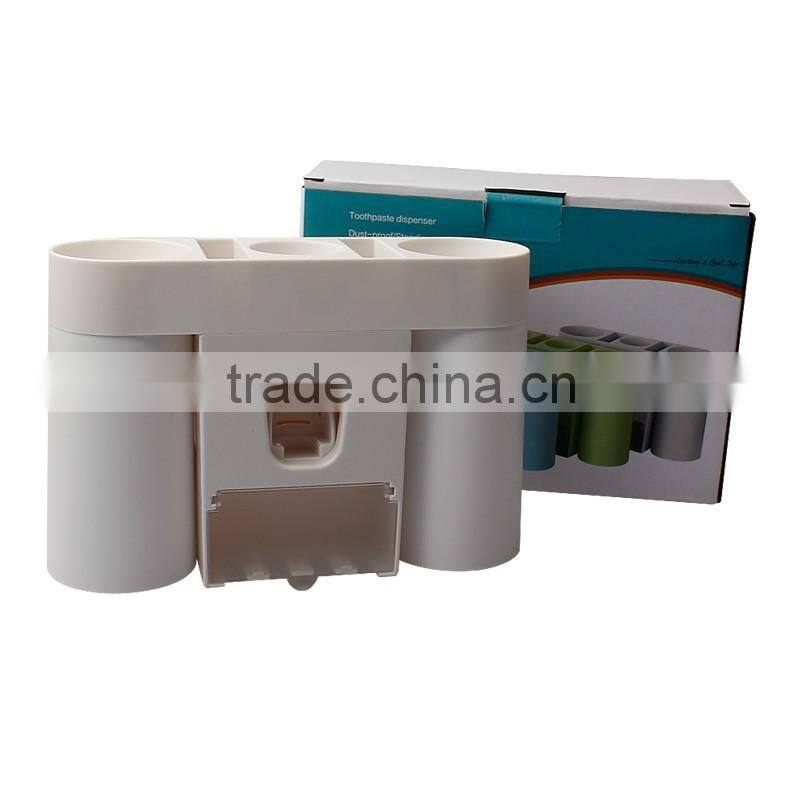shenzhen Cosylife Toothbrush and Toothpaste squeezer Rinse Cup Holder Set for family organizer