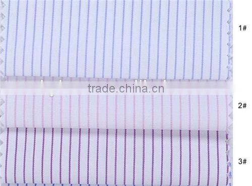 Stripe tc fabric 65/35 tc twill fabric for shirting