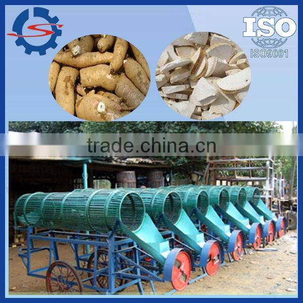 Electric cassava cutting machine /hot sale cassava /manioc peeling and slicing machine
