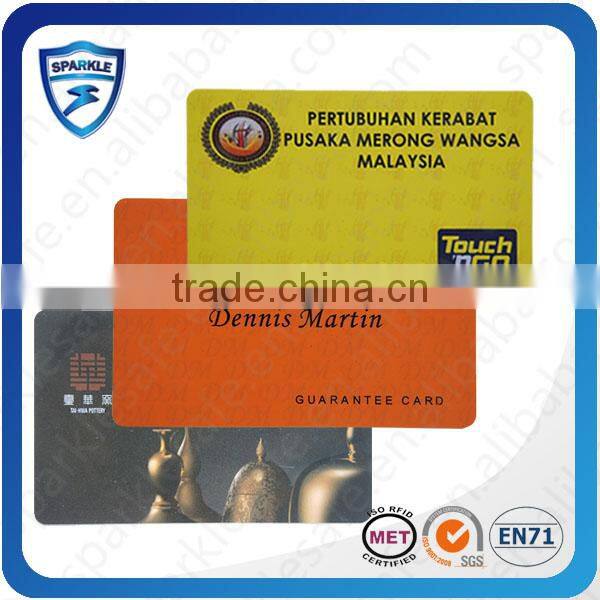 professional pvc TK4100 rfid business card