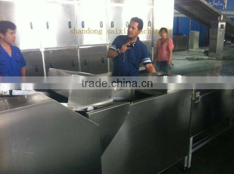 Full automatic industrial fried instant noodles making machinery