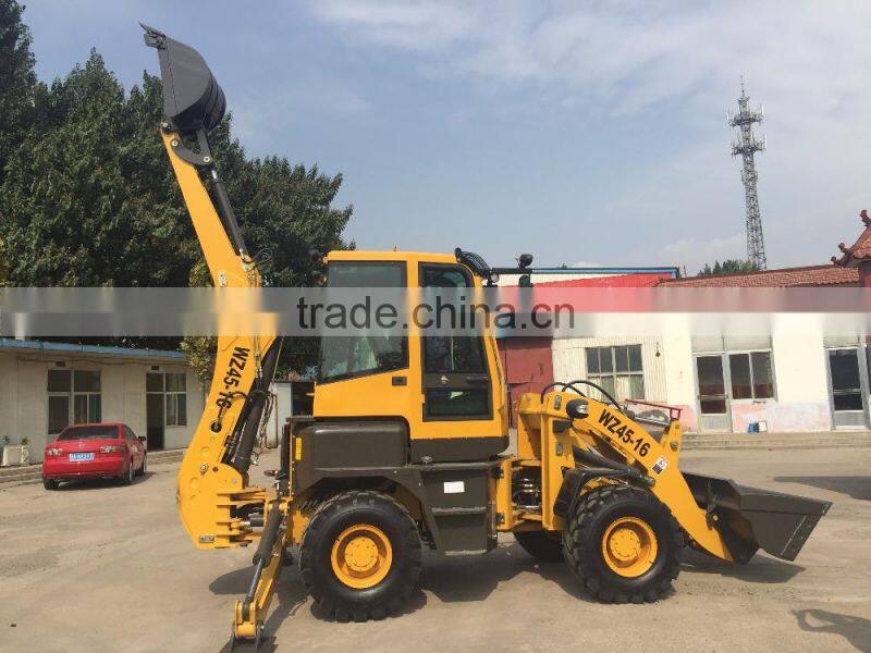 1600kg backhoe loader with price best, good quality with best service