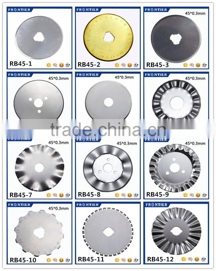 Tungsten Carbide Tissue 45Mm Slitter Blade Factory, Rotary Blade For Paper
