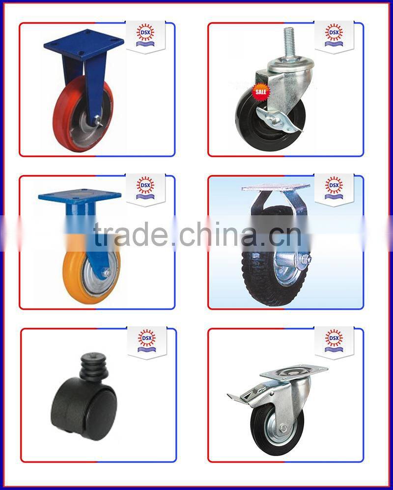 Pu Foam Wheel 2 Inch Cast Iron Heavy Duty Castor Wheel