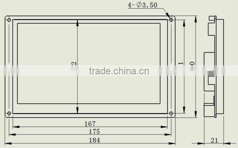 RISTRON 7.0 Inch Industrial Man Machine Interface Touch Screen