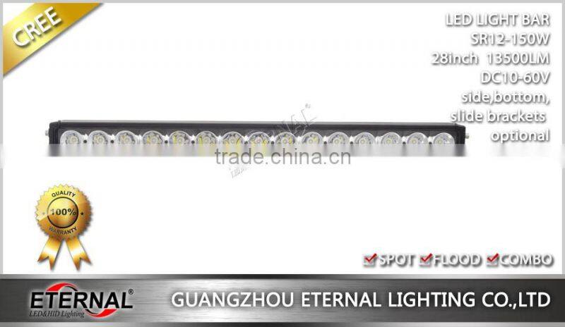 28" 150W light bar mining crane loader truck construction vehicles heavy duty road tree roller machinery lamp