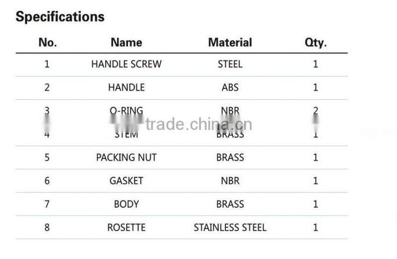 1/2"*3/8" 90 Degree Brass Toilet Water Angle Stop Valve