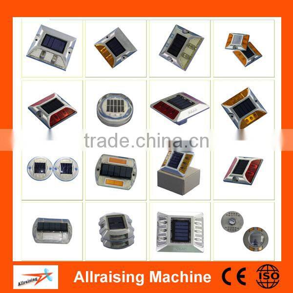 2*3 LED Solar Plastic Road Stud 123mm dia. 25mm high