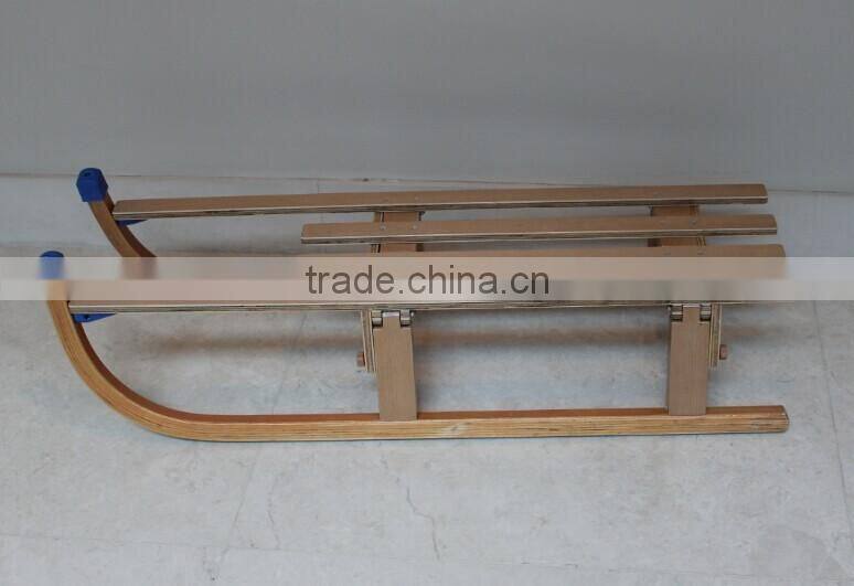 christmas wooden snow sport sledge