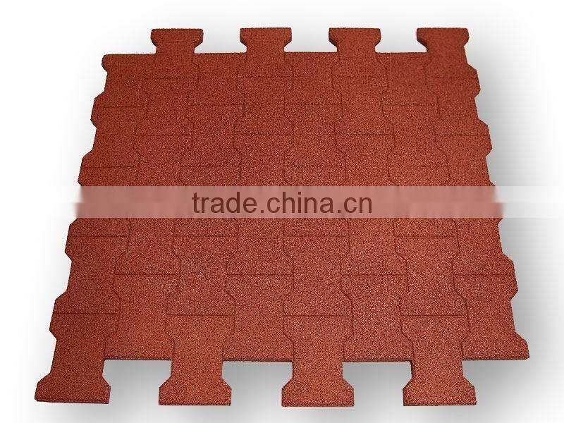 Hot !recycled rubber paver tile 23mm,45mm