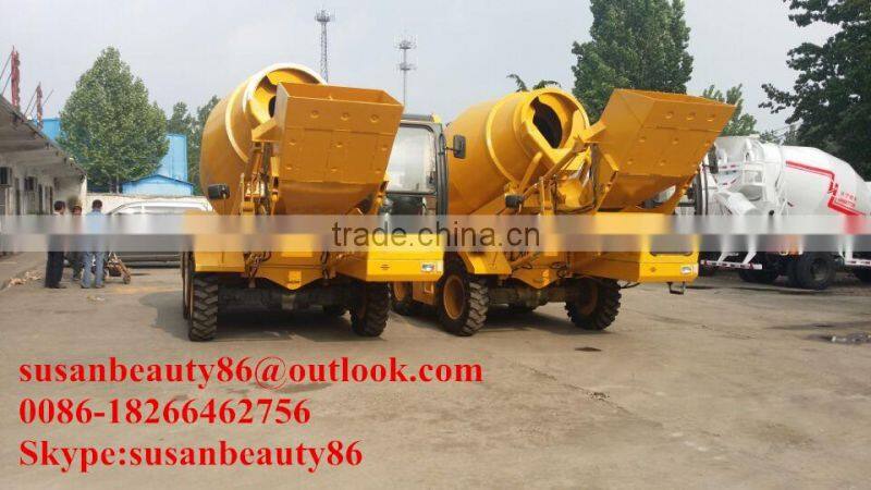 made in china self loading concrete mixer truck for sale