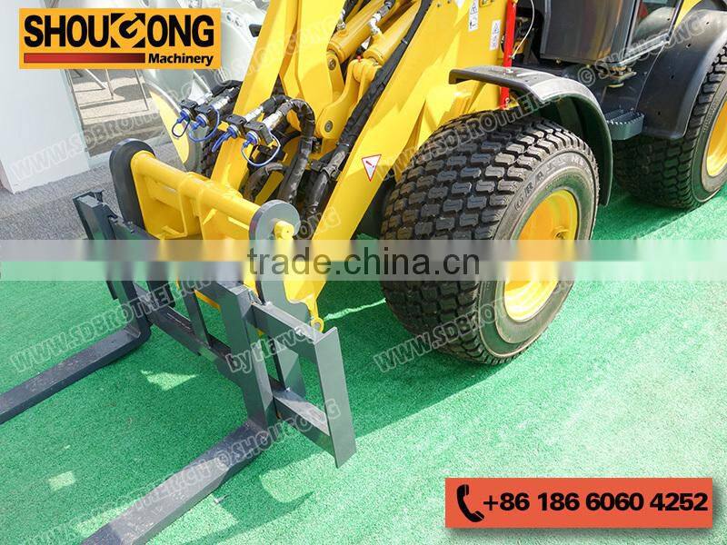 Shougong Narrow mini Loader, hydrostatic loader with Sauer hydraulics