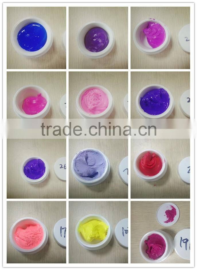 Customized 3d color gel modelling gel sculpture gel for nail art design