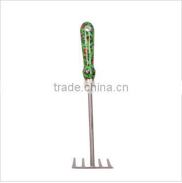 Garden Hand digging Tool With Plastic Handle With Stainless Steel Head