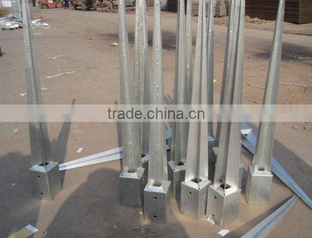 metal pole anchor