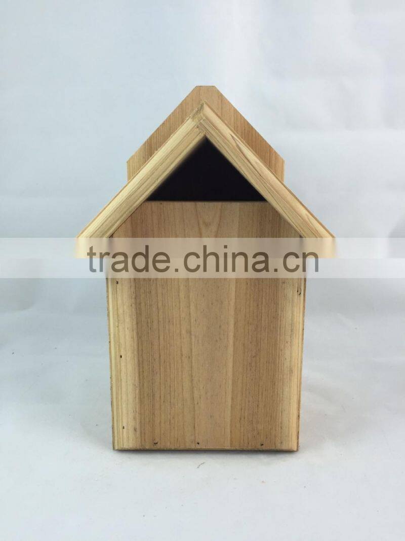 FSC wooden bird house /wooden bird cage decorate in garden for wholesale
