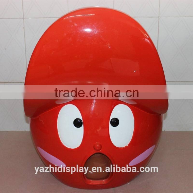 European cap style fiberglass material child carton Chair