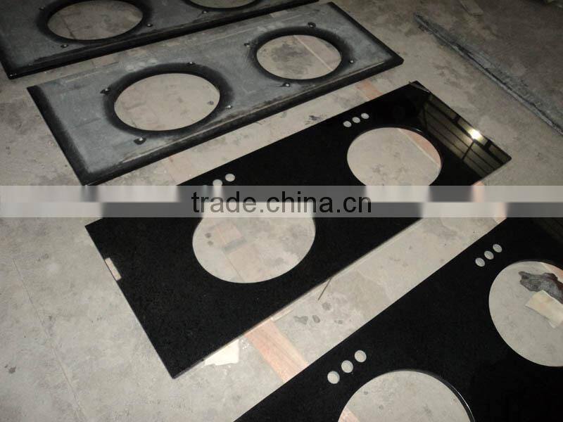 Absolute black granite countertop