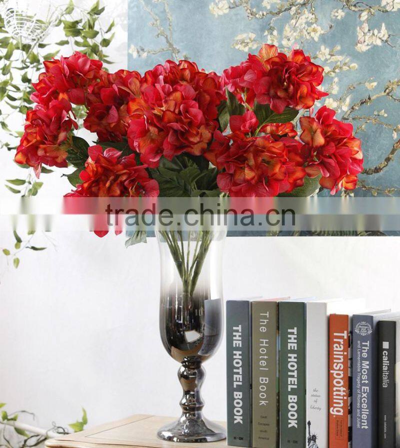 Wholesale artificial silk Hydrangea wedding decoration flowers