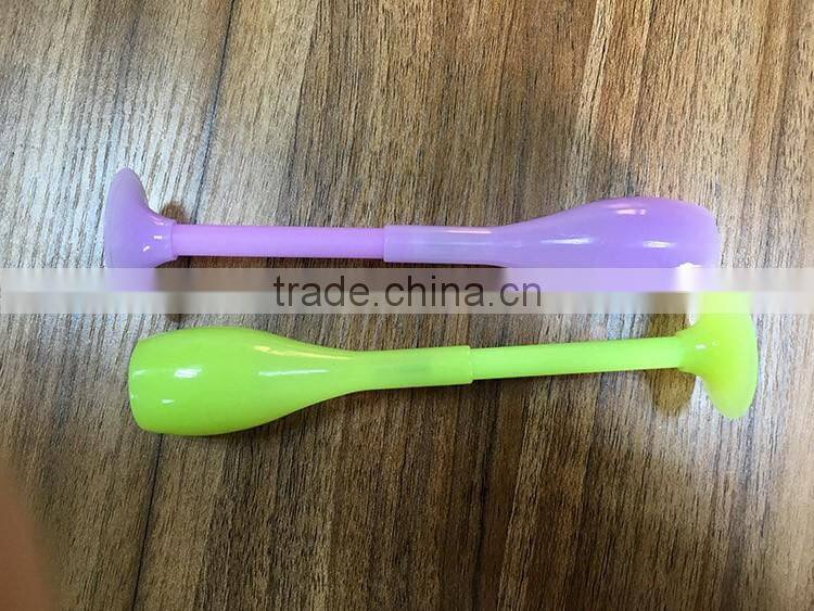 Best price promotional cup shape ball pen,noctilucence ball pen for gift