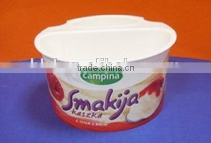 pp IML plastic custom frozen yogurt cups