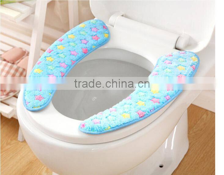 Q133 Fashion design wholesale two side sharp toilet seat cushion