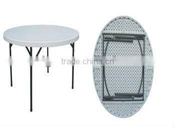 2017 Sigma Hot sale cheap blow molding plastic folding outdoor round table tops