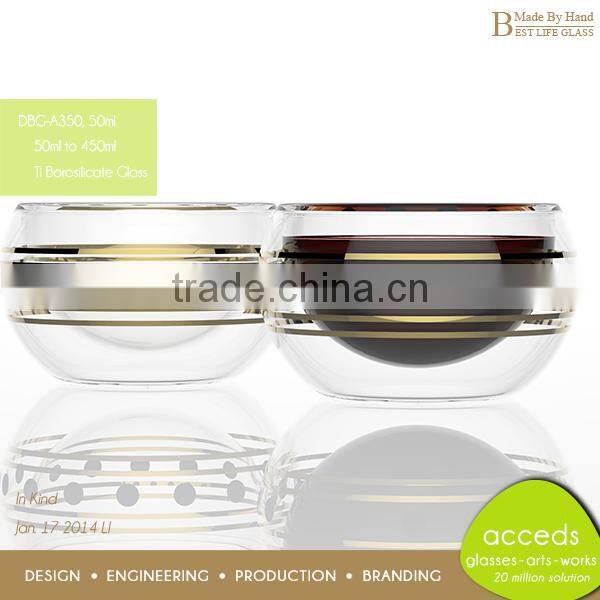 Glass 2014 Double Wall Cups for Tea Coffee Cappuccino