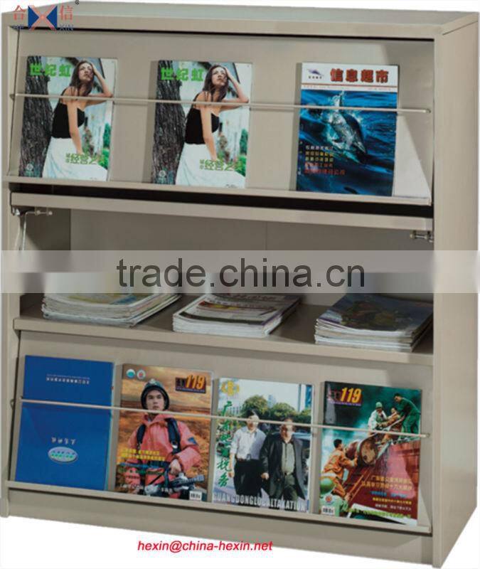 Modern public office bookshelf,Periodical rack,periodical shelf,steel magazine rack