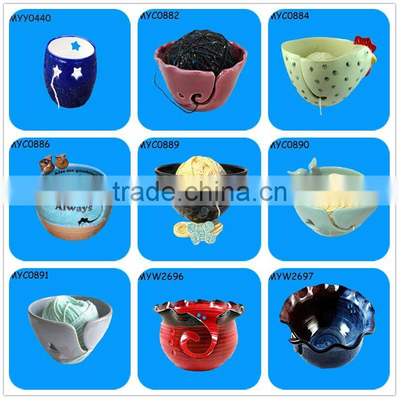 Shell vintage porcelain Yarn Bowl Crafts