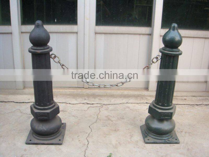 Outdoor Metal Steel Cast Iron Warning Road Bollard