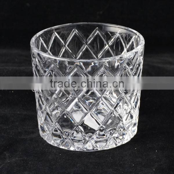 high white cheaper glass whiskey glass cup made in china