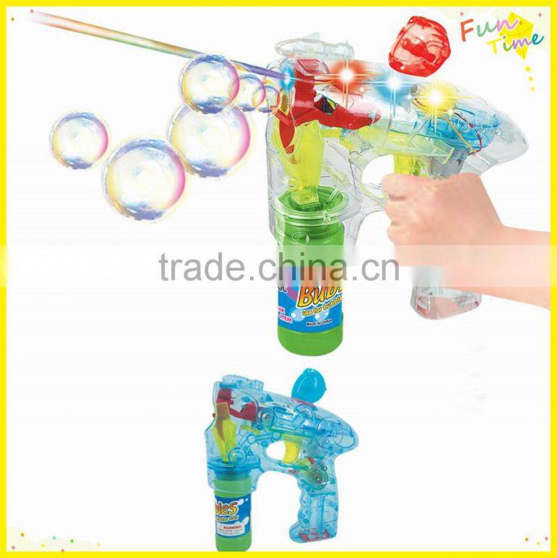 electronic flashing jumbo bubble gun