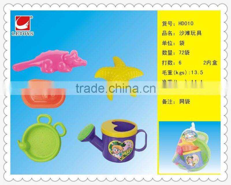 factory supply lovely design plastic summer beach toys set