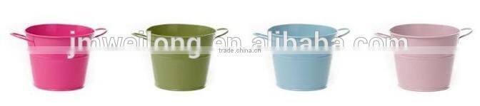 Colorful Metal Bucket With Handle