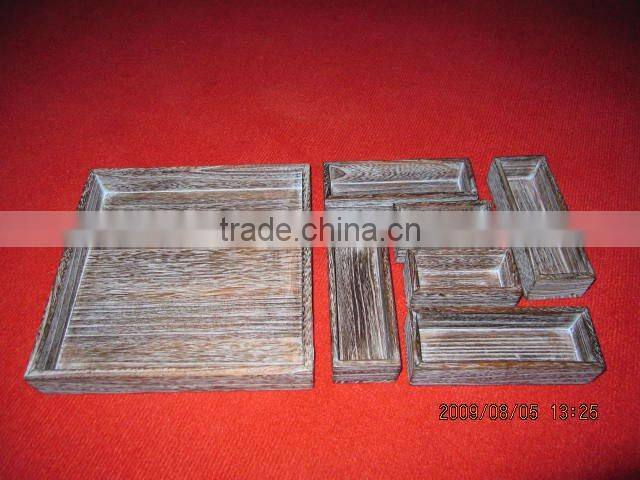 high quality pine wooden box,wooden tray with different tabula