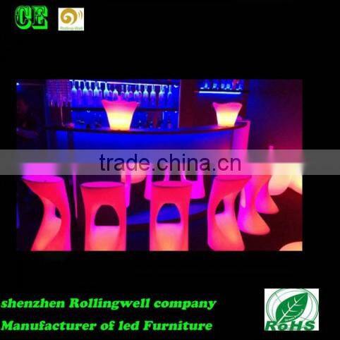 Classic LED home cheap-used-bar-stools/ cheap portable stool colourful stools