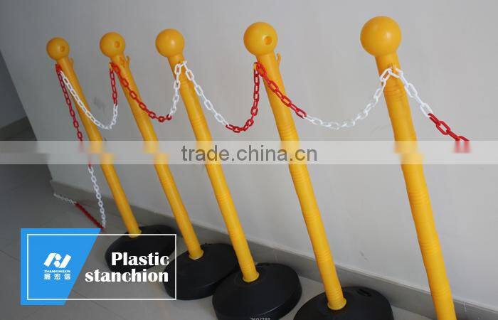 Traffic Plastic Stanchion/used crowd control barriers