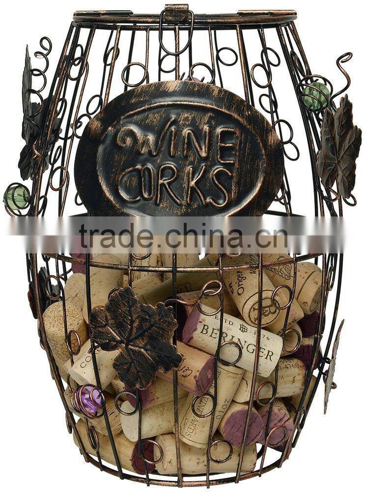 Promotion Metal Used Wine Cork k-cup Holder Storage Bag