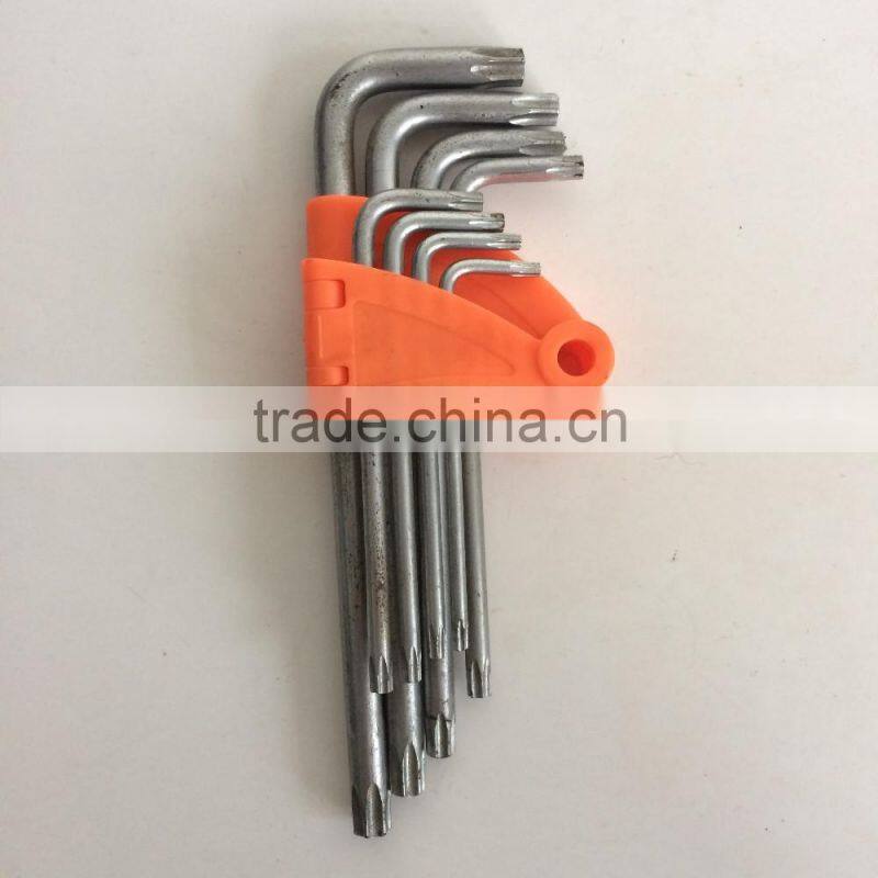 factory directly galvanization 10PC allen wrench hex key hand tool set