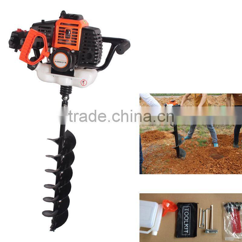 71cc 2400w Portable Ground Drill Earth Hole Drilling Machine Hand Soil Auger