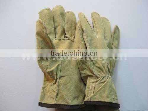 DDSAFETY Auto Luva De Couro Leather Glove Driver Pig Leather Gloves