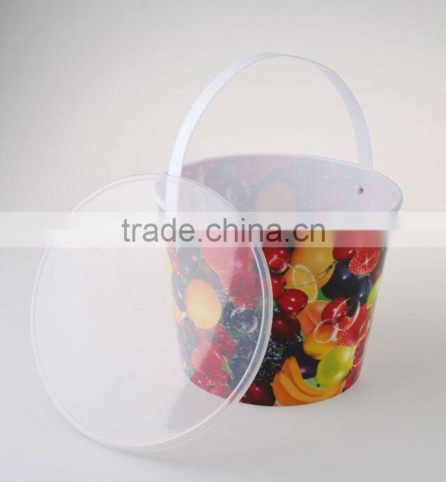 4200ML Recyclable FDA Plastic Popcorn Bucket