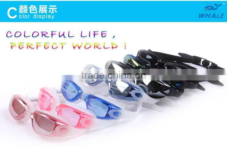 New Fashional custom design silicone sports goggle,swim goggle(CF-7900)