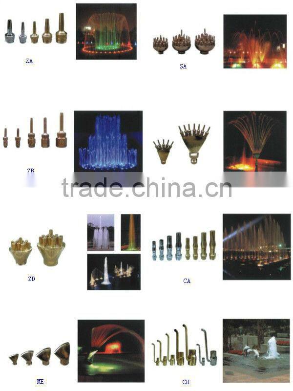 garden park water fountain stainless steel nozzle