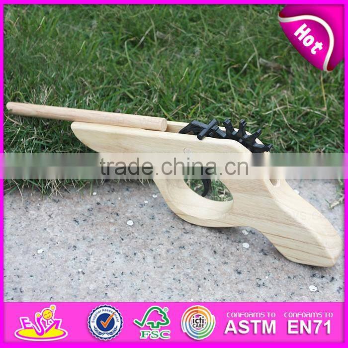 2016 best sale children wooden gun toy W02A098