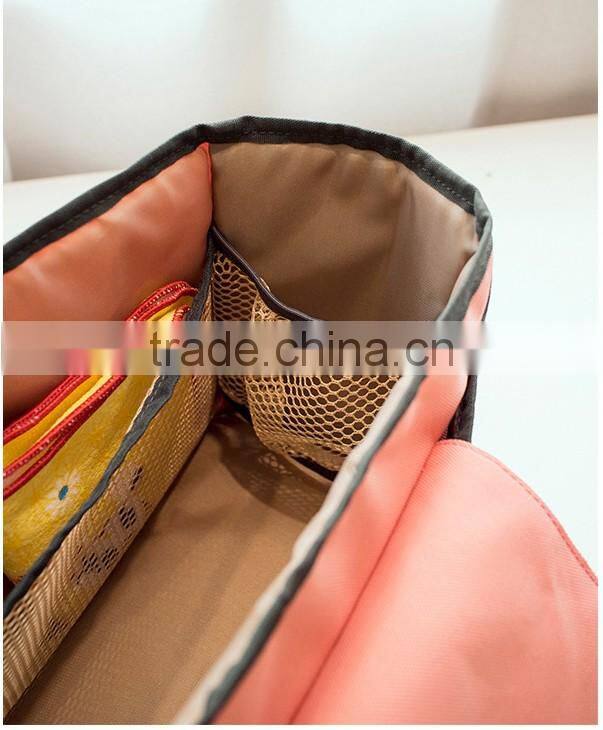 Hanging baby diaper organizer bag for stroller